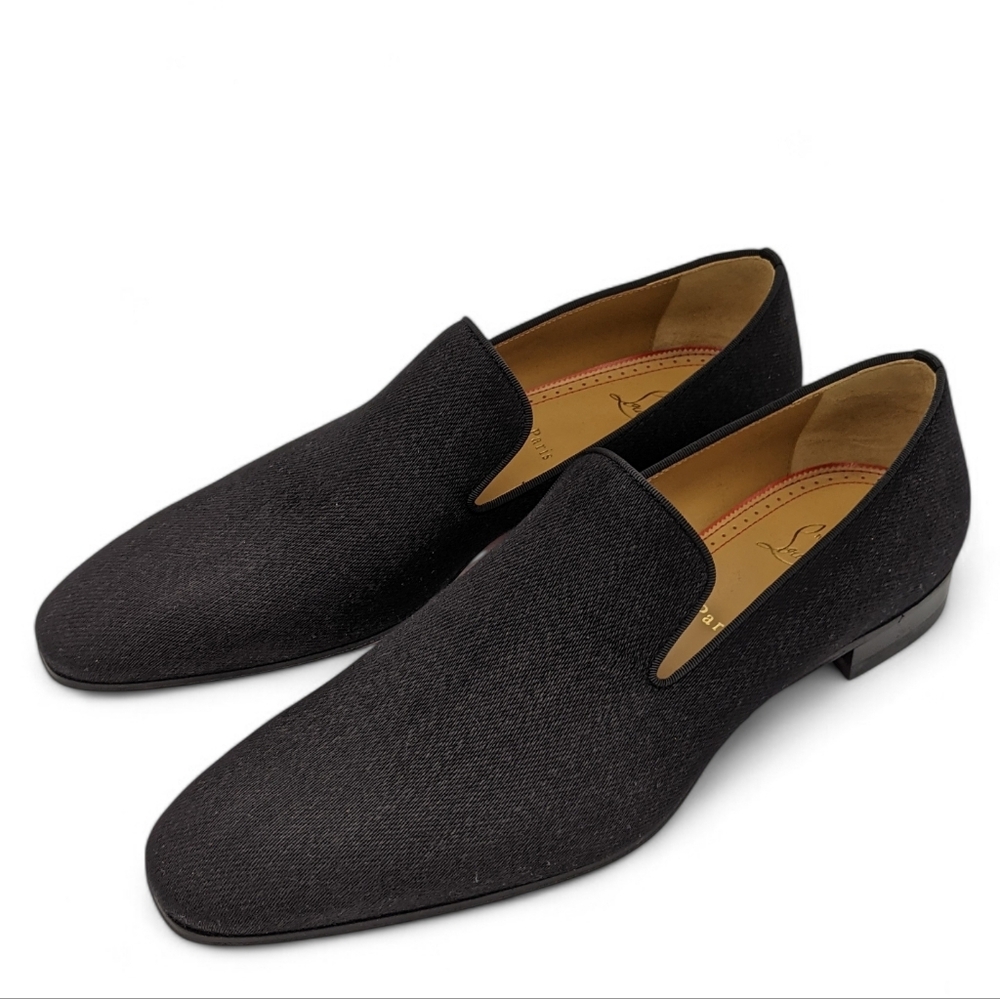 Christian Louboutin Men's Denim Loafers Size 11 New With Box